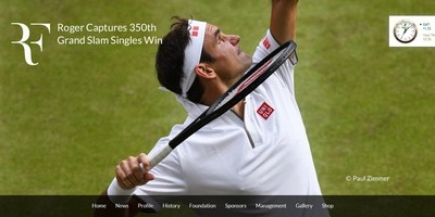 Web Roger Federer
